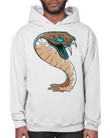Snake 209# - cartoon animals- Hoodie