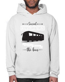 Social conservatives say who drives the bus 5# - bus- Hoodie