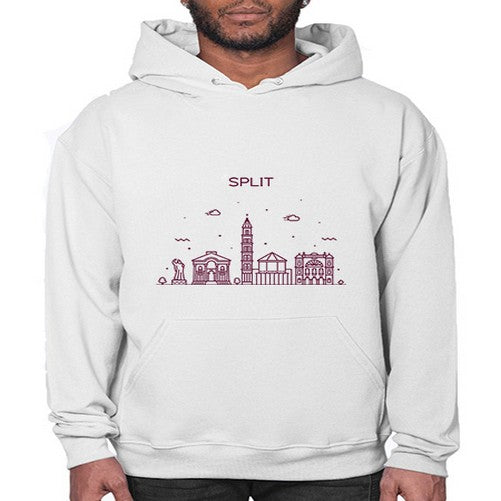 Split 1875# - cities- Hoodie