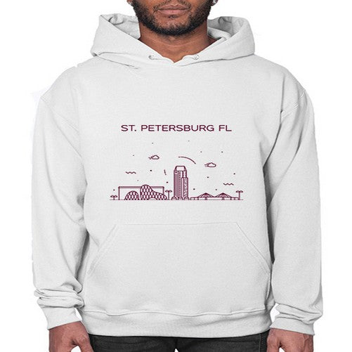 StPetersburgFL 1887# - cities- Hoodie