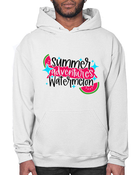 Summer Adventures Watermelon Style 23# - summer- Hoodie