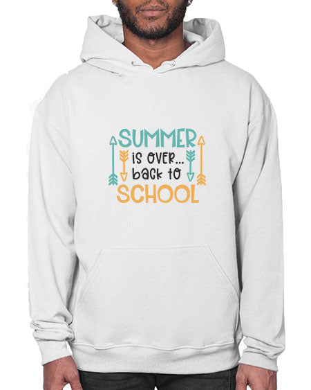 Summer is over back to school 12# - summer- Hoodie