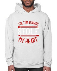 The Tiny Humans STOLE MY HEART Style 1531# - teacher- Hoodie