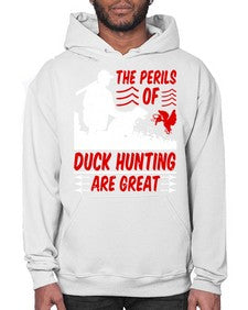 The perils of duck hunting are great Style 14# - ducks- Hoodie