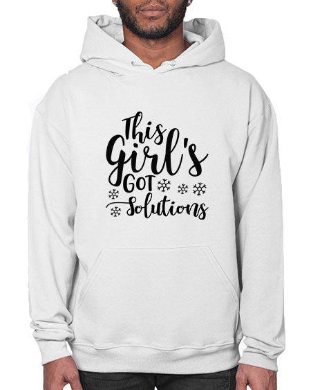 This Girl s Got Solutions 17# - general science- Hoodie