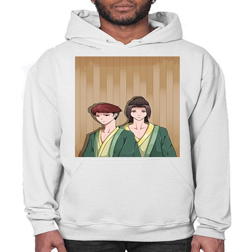 Two man in a hot spring 18# - anime- Hoodie