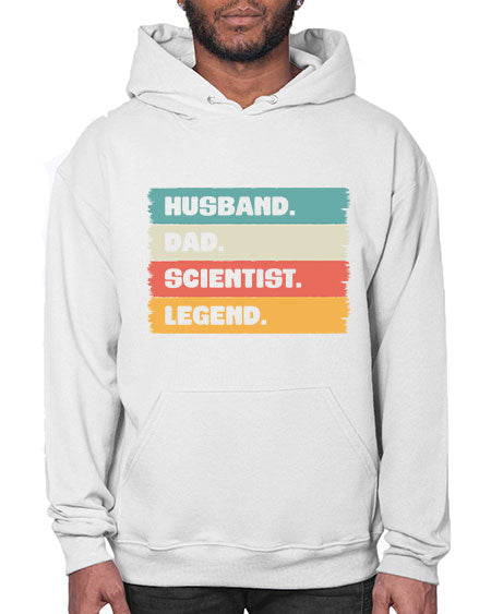 VintageHusbandDadScientistLegendScientistSkinite Scientist Skinite 14# - general science- Hoodie