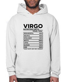 Virgo Nutrition Facts 530# - virgo- Hoodie