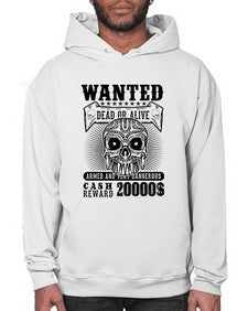 Wanted 1204# - skull and bones- Hoodie