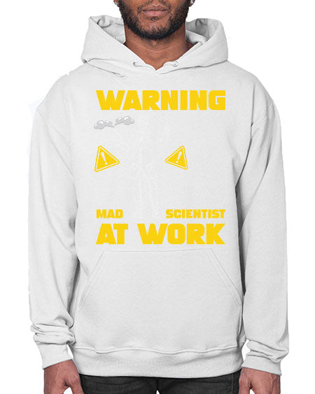 WarningMadScientistAtWorkScientistSkinite Scientist Skinite 13# - general science- Hoodie