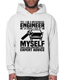 Yes I Am A Mechanical Style 1671# - engineer- Hoodie