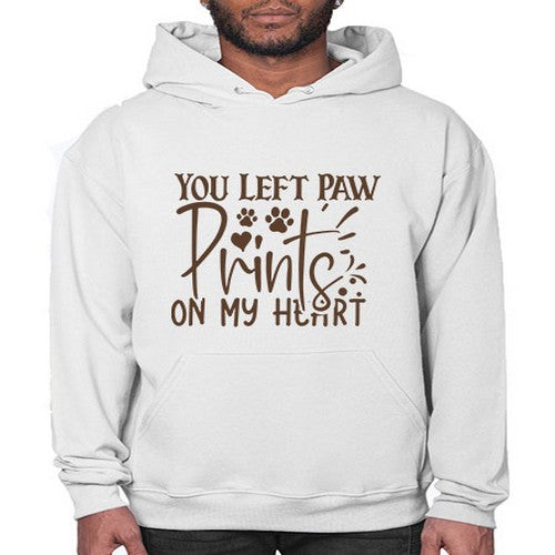 You Left Paw Prints On My Heart Style 53# - dogs- Hoodie