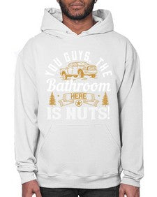 You guys the bathroom here is nuts 14# - hot rod- Hoodie