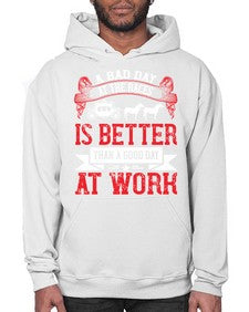 a bad day at the races is better than a good day at work Style 56# - horse- Hoodie