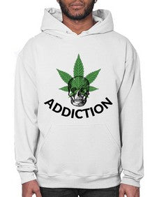 addiction cannabis 217# - marijuana- Hoodie