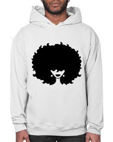 afro woman 69# - black girls or women- Hoodie