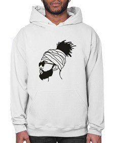 beardman 44# - black boys or men- Hoodie