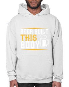 beer built this body 642# - beer- Hoodie