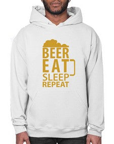 beer eat sleep 644# - beer- Hoodie