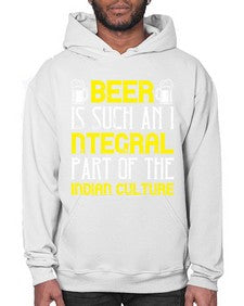 beer is such an integral part of the indian culture 652# - beer- Hoodie