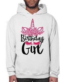 birthday girl 60# - unicorn- Hoodie