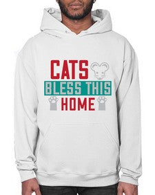 cats bless this home Style 36# - cats- Hoodie