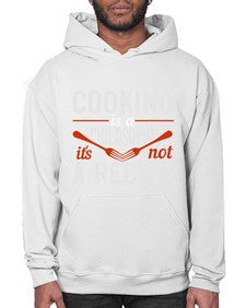 cooking is a philosophy its not a recipe 128# - cooking- Hoodie
