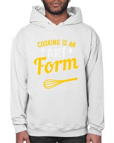 cooking is an art form a creative thing 132# - cooking- Hoodie