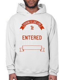cooking is like love it should be entered into with abandon or not at all 133# - cooking- Hoodie