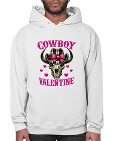cowboy valentine western valentine 349# - western- Hoodie