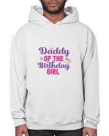 daddy of the birthday girl 90# - unicorn- Hoodie
