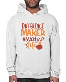 difference maker teacher life 710# - teacher- Hoodie