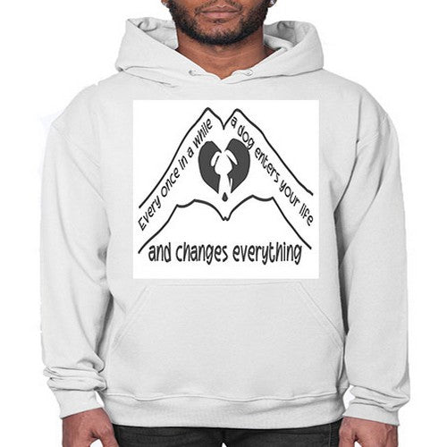 dog changes everything 75# - dogs- Hoodie