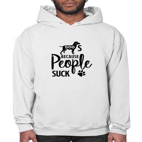 dogs because people suck 128# - dogs- Hoodie