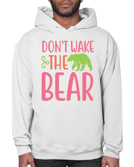 don’t wake the bear 105# - bears - animals- Hoodie