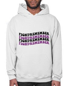 fight remember 142# - alzheimers- Hoodie