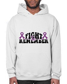 fight to remember 144# - alzheimers- Hoodie