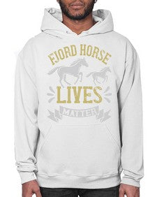 fjord horse lives matter Style 54# - horse- Hoodie