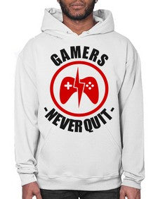 gamers never quit 95# - video games- Hoodie