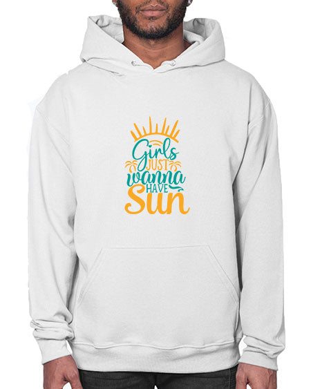 girls just wanna have sun Style 102# - summer- Hoodie