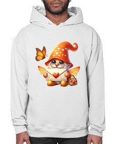 gnome with butterfly 06# - gnome- Hoodie