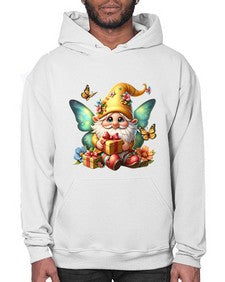 gnome with butterfly 07# - gnome- Hoodie