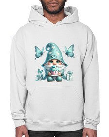 gnome with butterfly 10# - gnome- Hoodie
