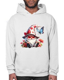 gnome with butterfly 13# - gnome- Hoodie