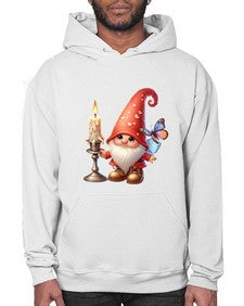 gnome with butterfly 16# - gnome- Hoodie