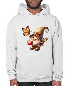 gnome with butterfly 22# - gnome- Hoodie