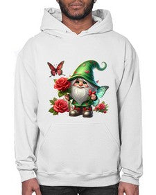 gnome with butterfly 26# - gnome- Hoodie