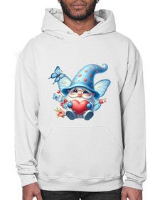 gnome with butterfly 28# - gnome- Hoodie