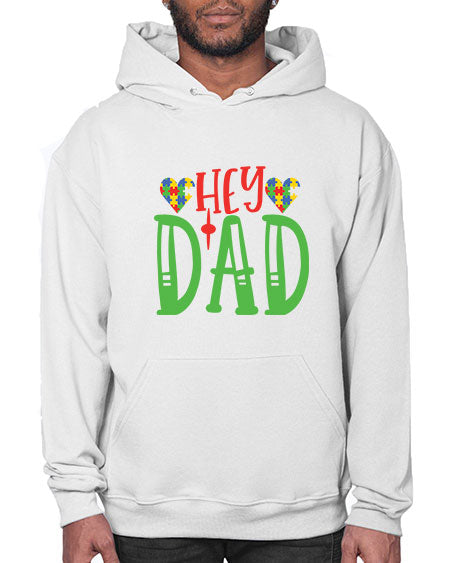 hey dad Style 14# - autism- Hoodie