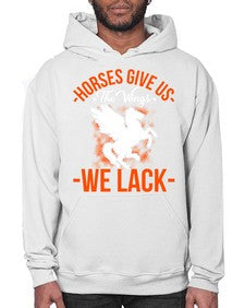 horses give us the wings we lack Style 4# - horse- Hoodie